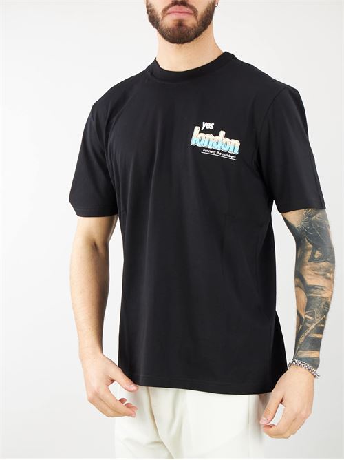 T-shirt with embosses logo Yes London YES LONDON | T-shirt | XM409799
